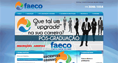 Desktop Screenshot of faeco.com.br